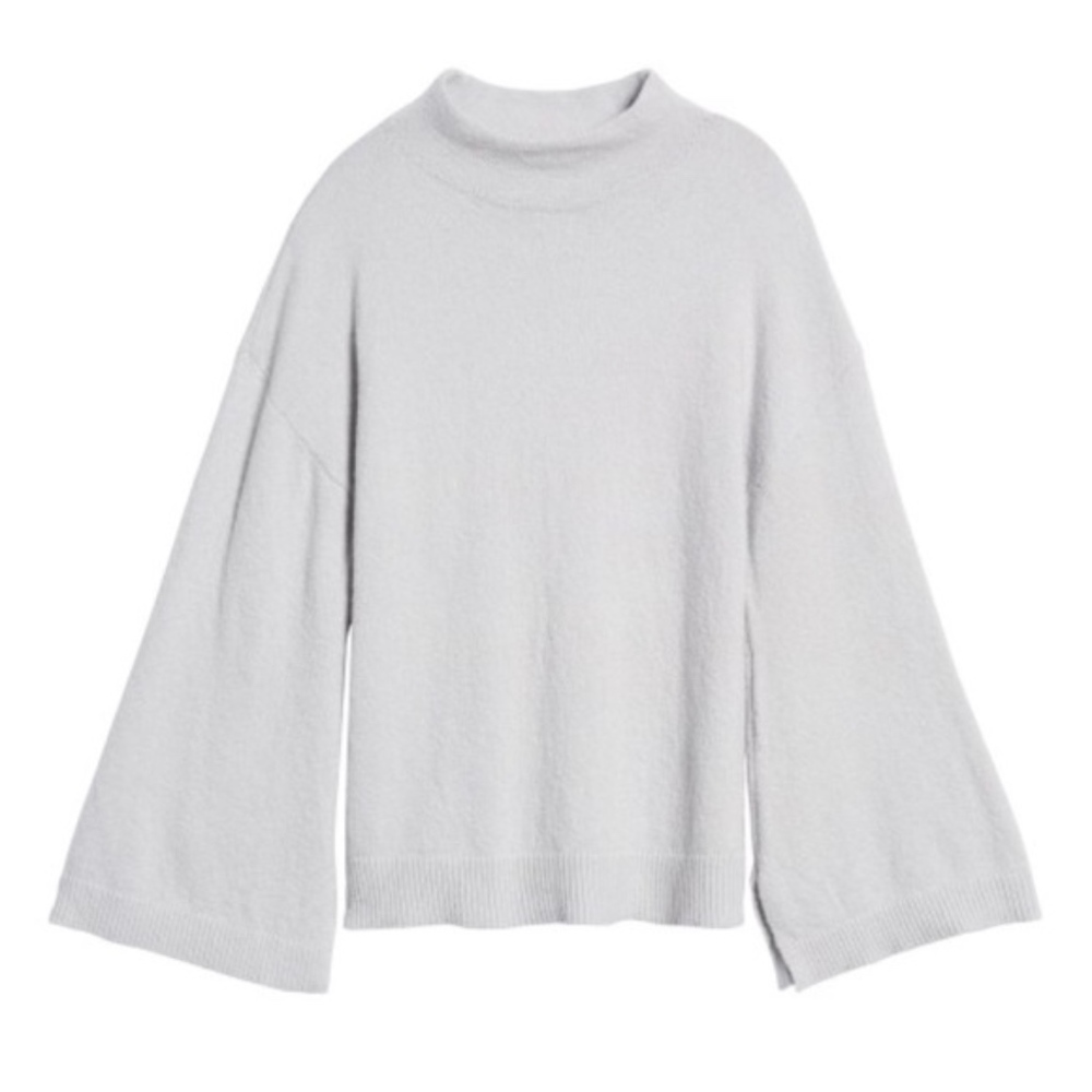 BP Dolman Sleeve Sweater - Grey Micro